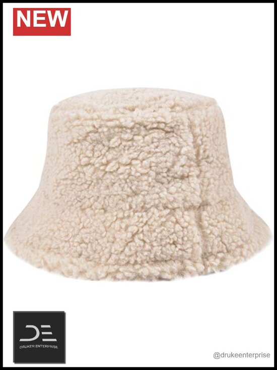 Faux Fur Bucket Hat Fluffy Winter Hat for Women Men main image 6